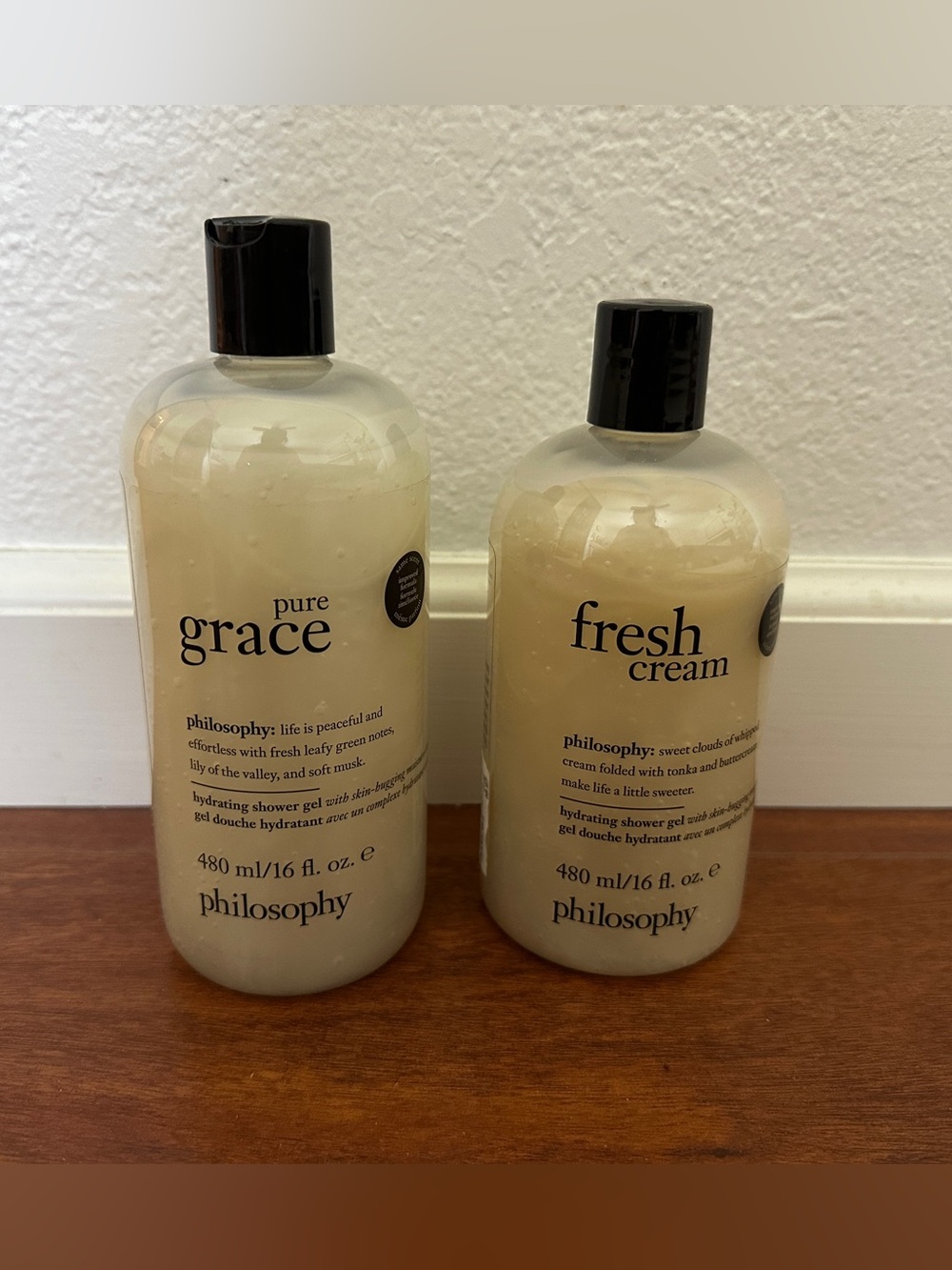 NWT Philosophy Shower Gel Fresh Cream and Pure Grace